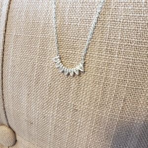 Stella & Dot silver necklace